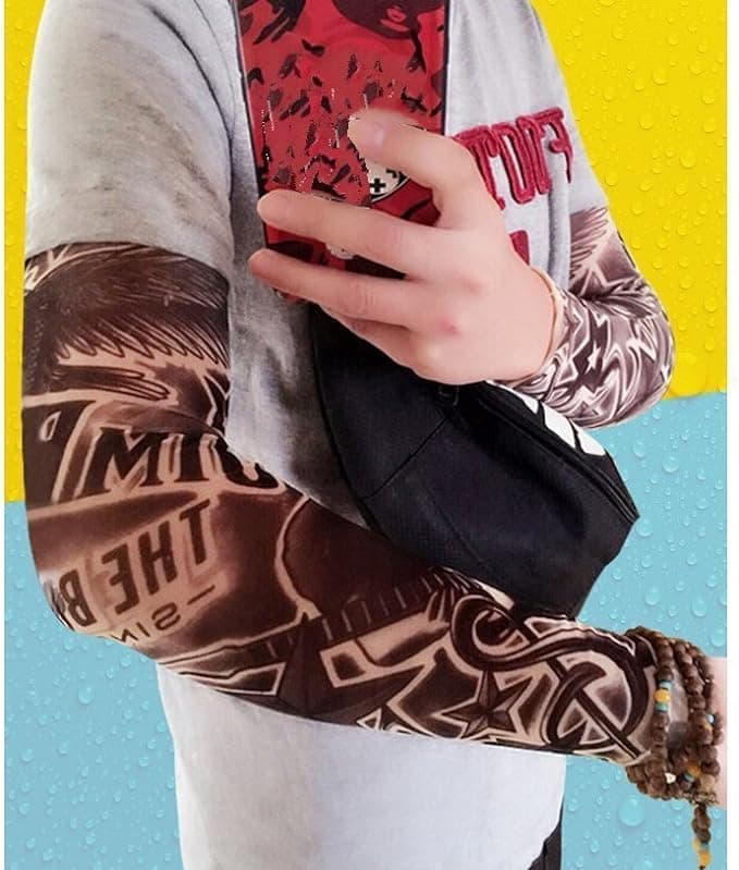 Fake Tattoo Sleeves - Realistic Temporary Arm Tattoos | 5 Unique Designs