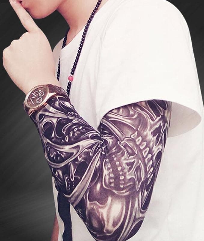 Fake Tattoo Sleeves - Realistic Temporary Arm Tattoos | 5 Unique Designs