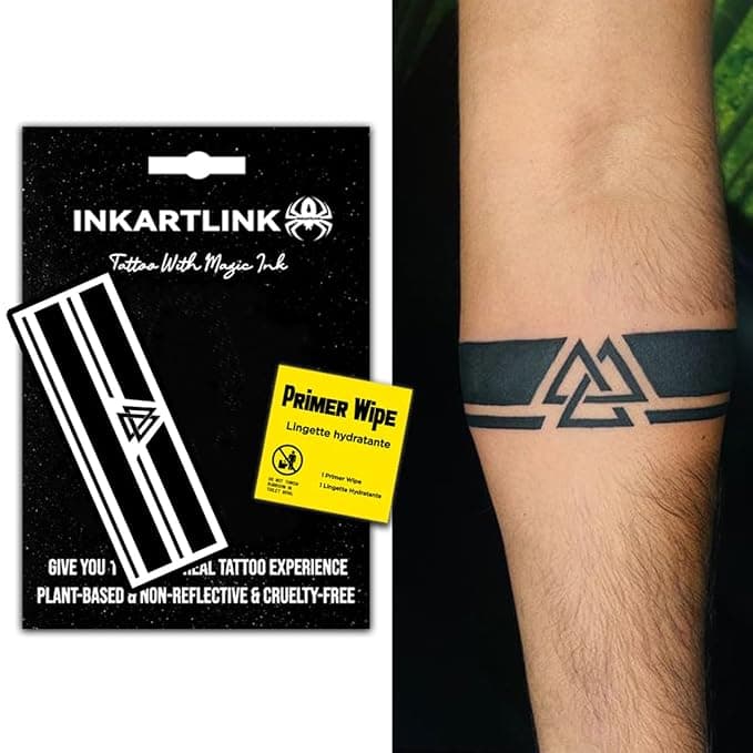 🔥 Realistic Arm Tattoos: Semi-Permanent & Waterproof!