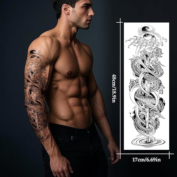 🔥 Traditional Tattoo Arm: 8 Full Sheets! 🔥