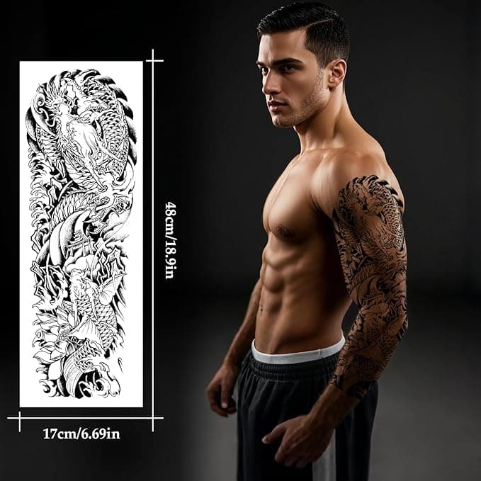 🔥 Traditional Tattoo Arm: 8 Full Sheets! 🔥
