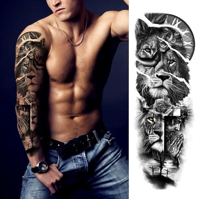 Roar! 🦁 Unleash Your Inner Lion with These EPIC Temporary Tattoos