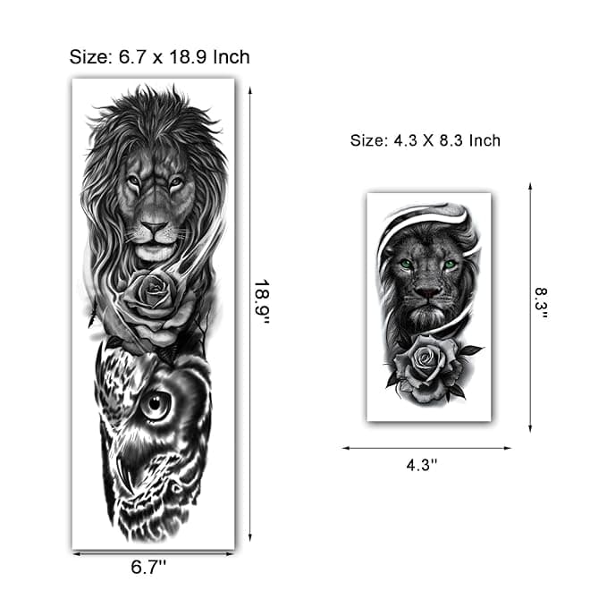 Roar! 🦁 Unleash Your Inner Lion with These EPIC Temporary Tattoos
