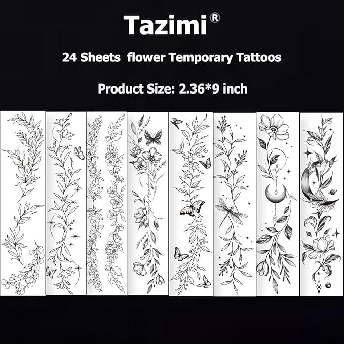 Gorgeous Traditional Tattoo Arm Temporary Tattoos