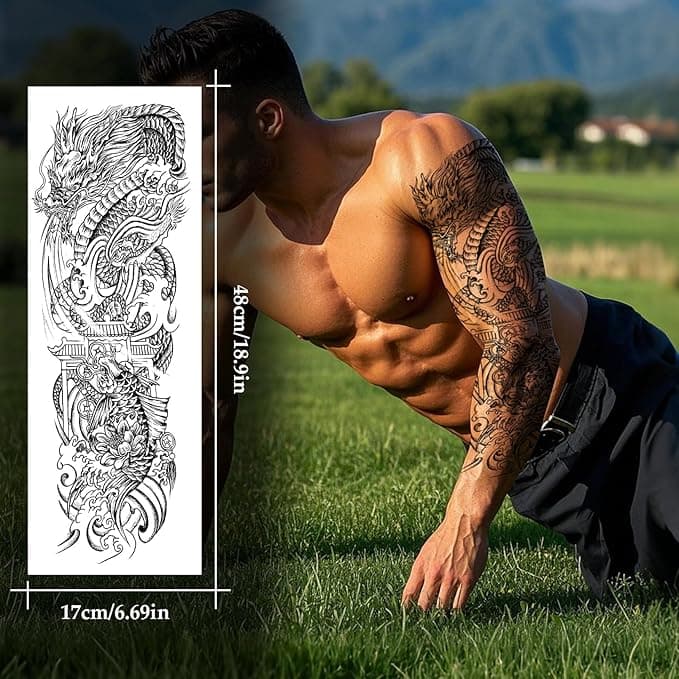 🔥 Traditional Tattoo Arm: 8 Full Sheets! 🔥