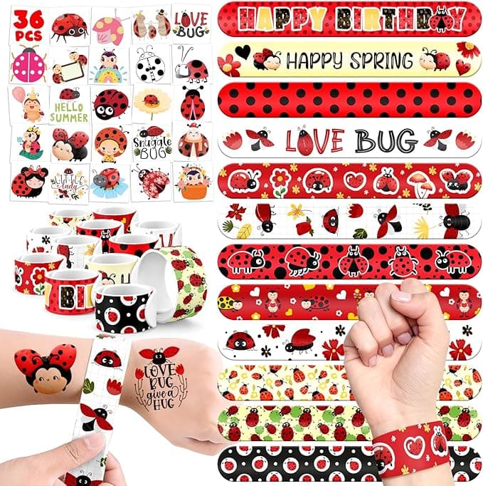🐞 Ladybug Party Favors! 60-Piece Set